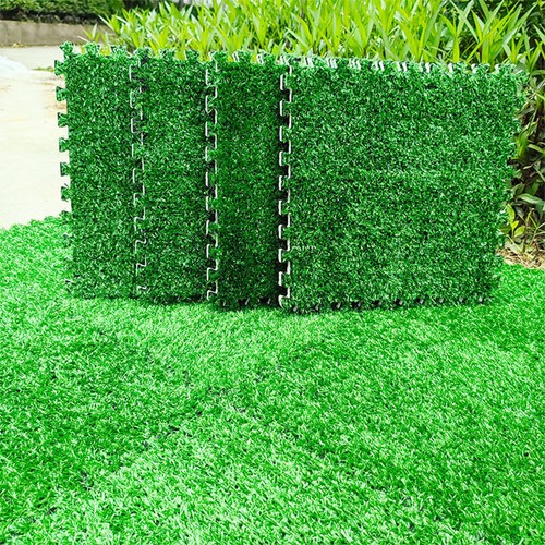 Interlocking faux turf - interlocking,