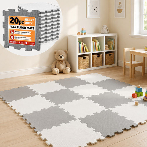 20pc large grey white - white, kids