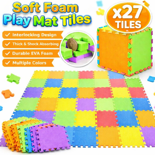 Pack soft play mats - soft, eva